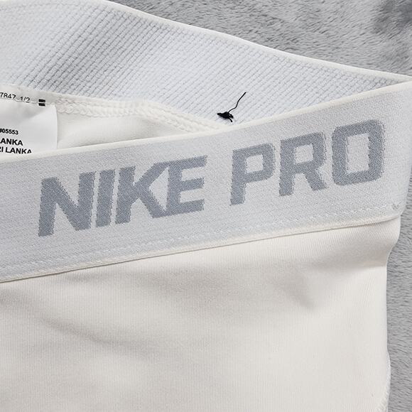 Nike Pro Shorts Womens M White Softball Sliding Shorts Padded Pull On Stretch - Picture 2 of 12
